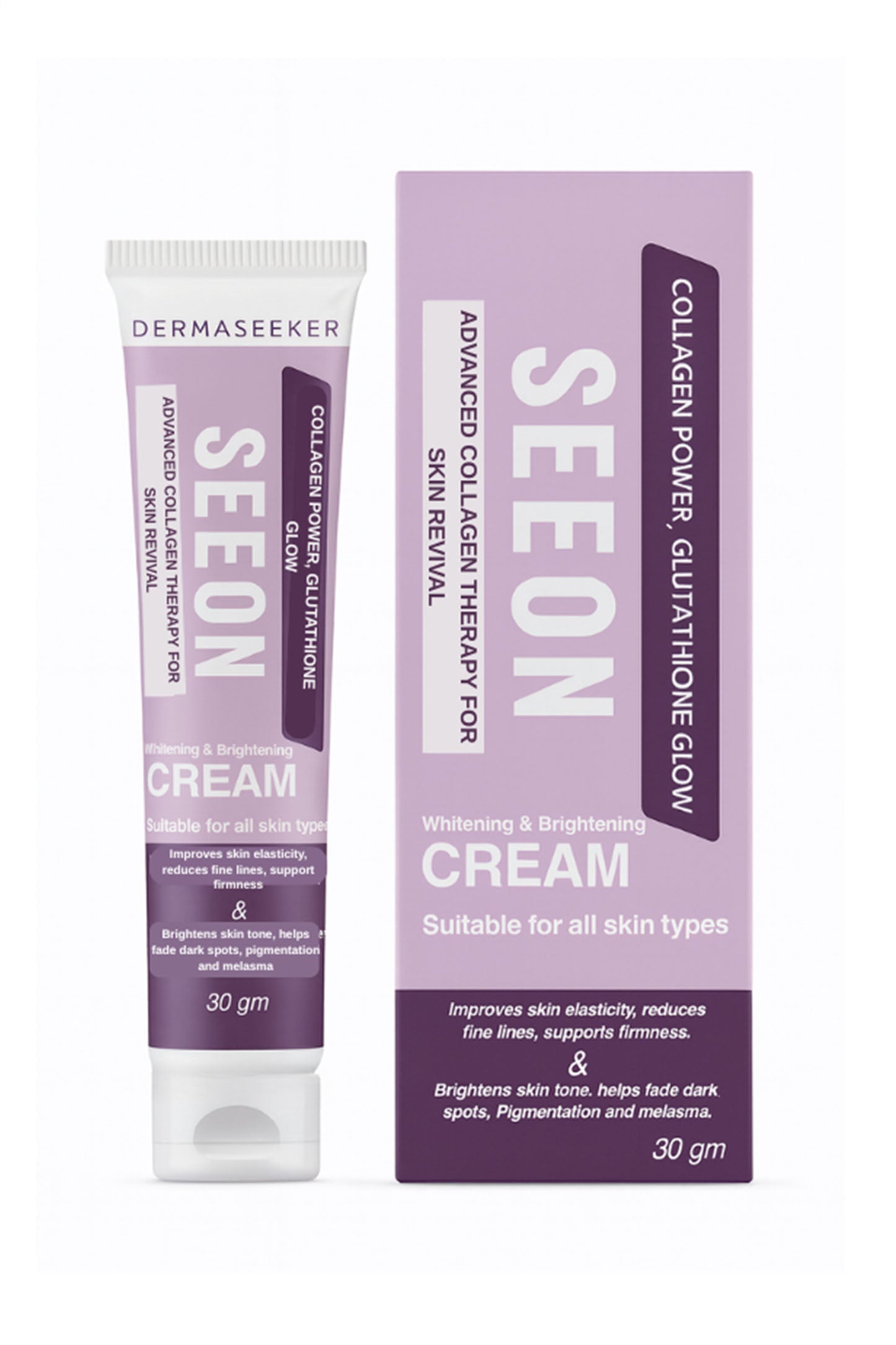 SEEON | COLLAGEN AND GLUTATHIONE CREAM.