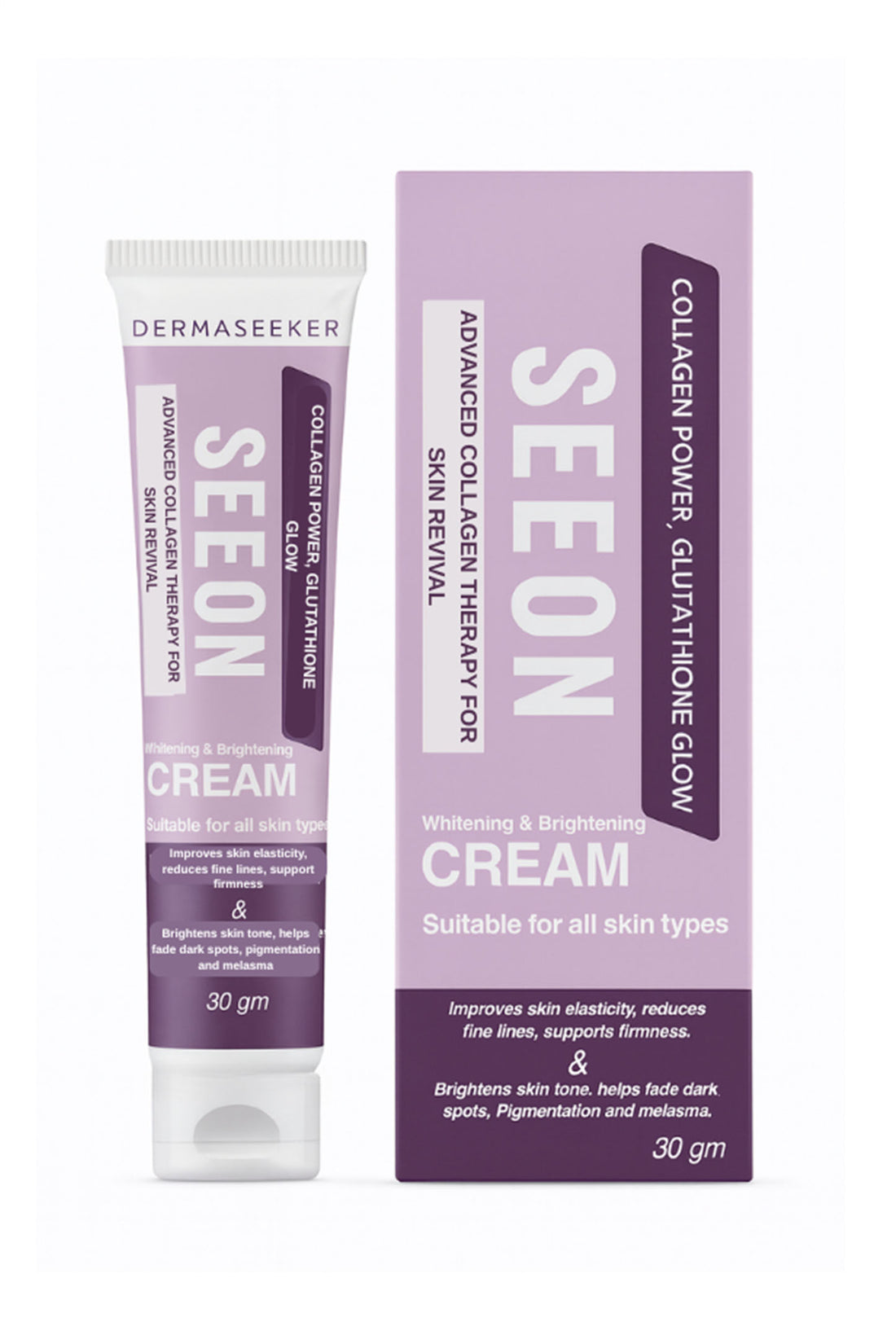 SEEON | COLLAGEN AND GLUTATHIONE CREAM.