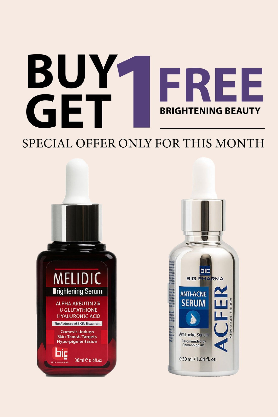 From Breakouts to Brightness – ACFER SERUM + MELIDIC SERUM