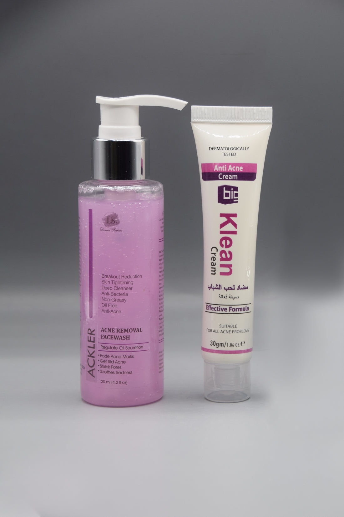 ACKLER FACEWASH AND KLEAN CREAM