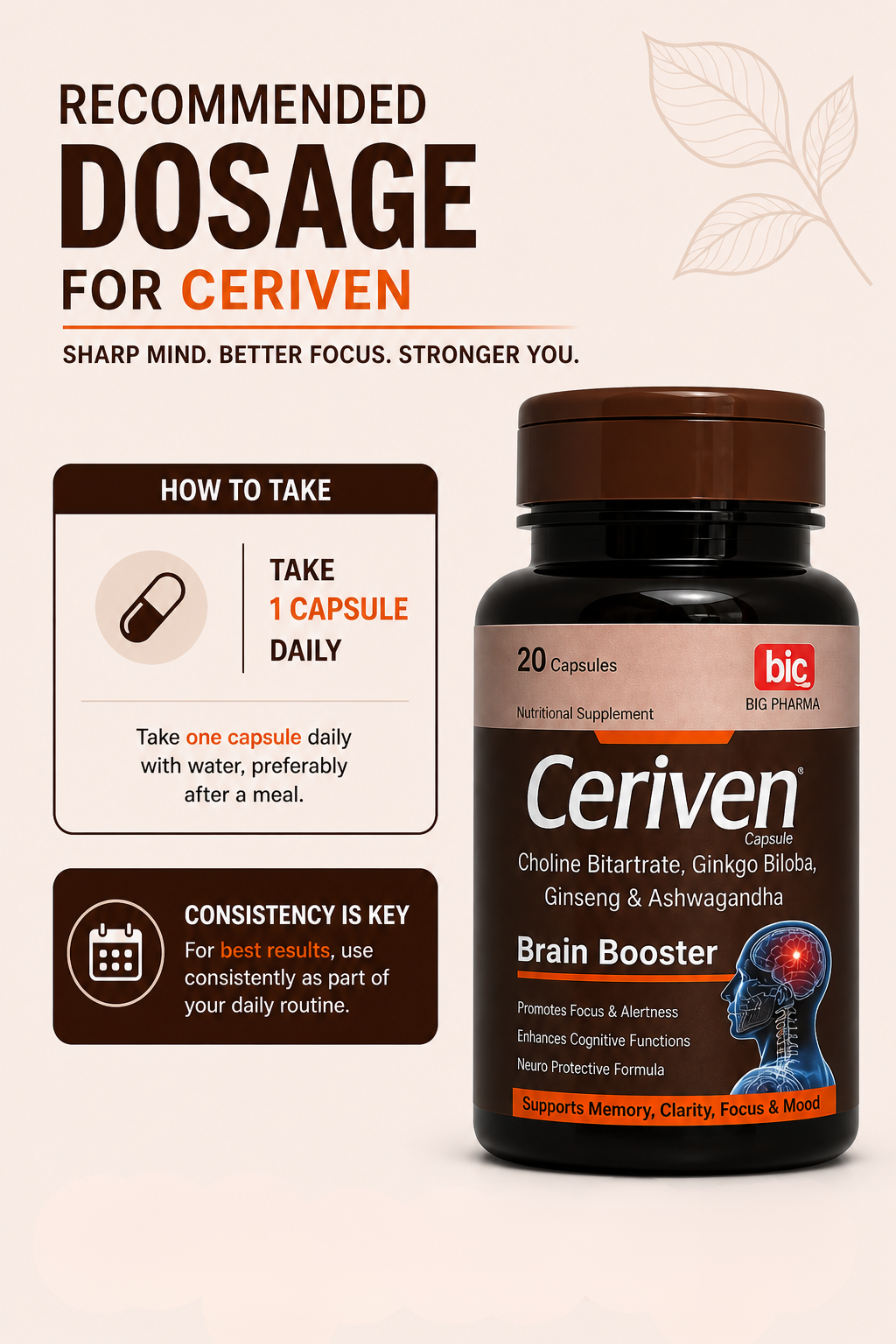 Ceriven | Brain booster capsules