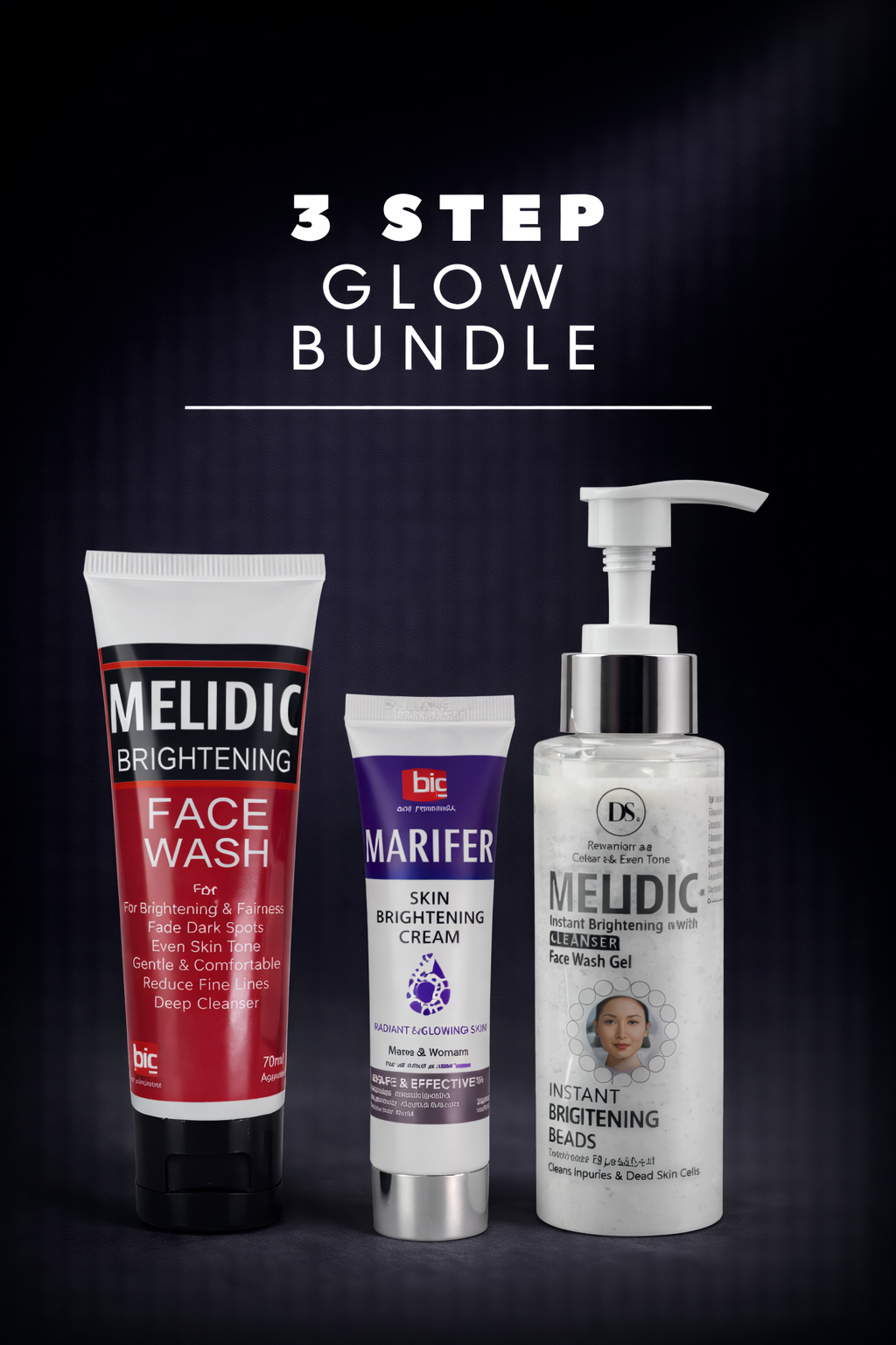 3-step glow bundle