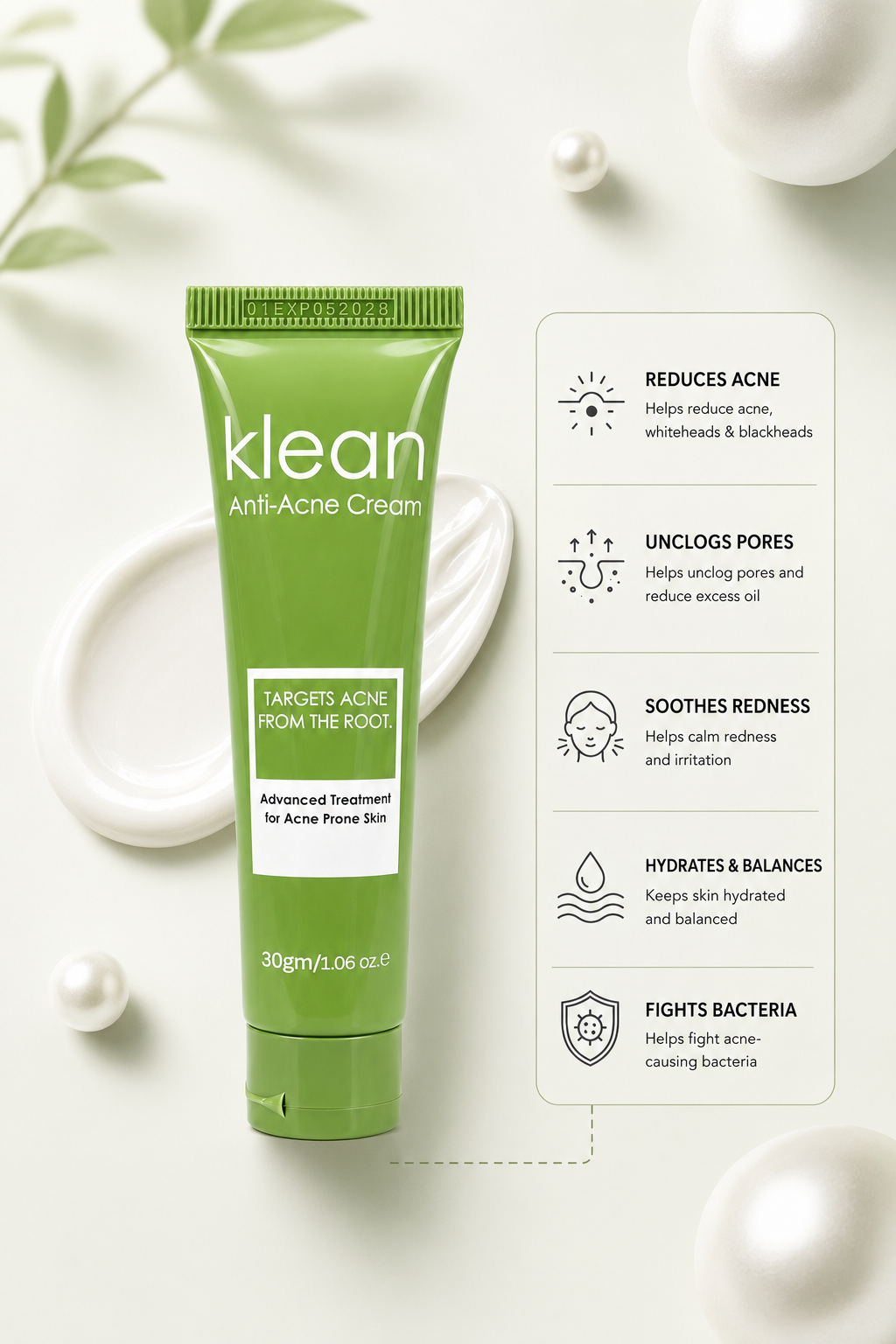 KLEAN | ACNE CONTROL CREAM