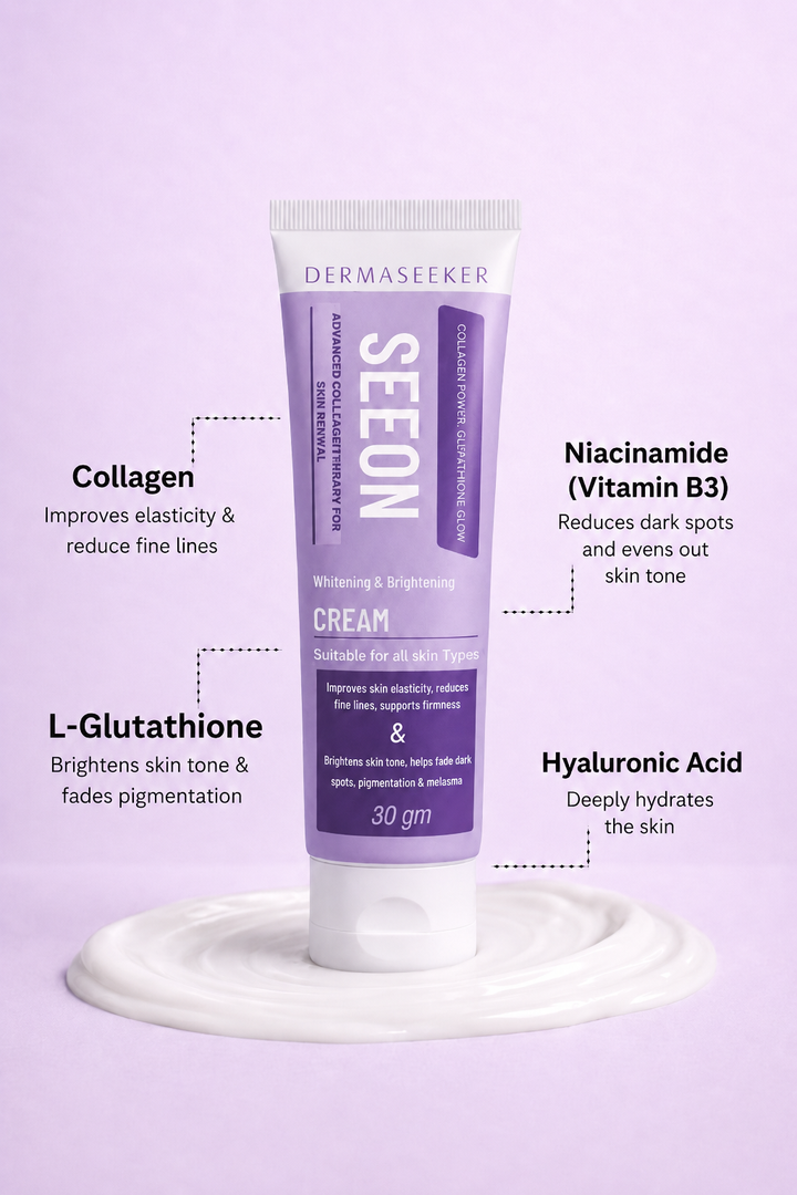 SEEON | COLLAGEN AND GLUTATHIONE CREAM.