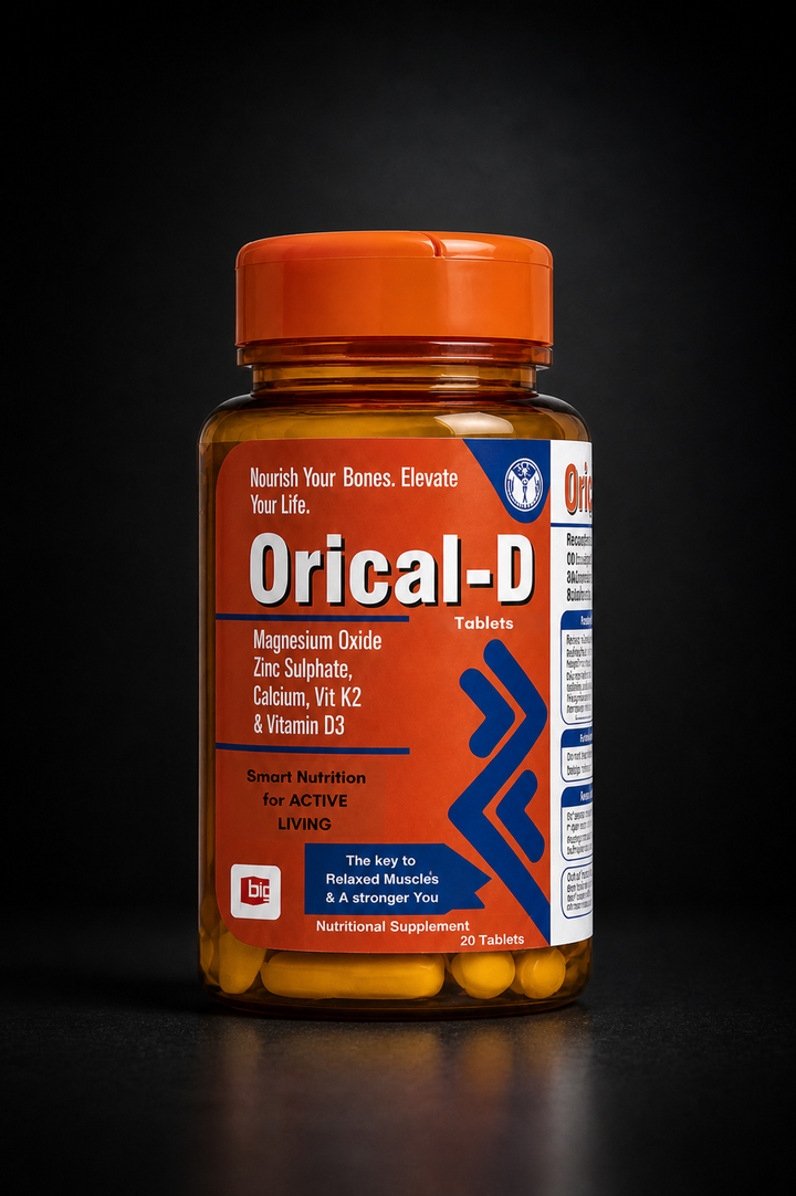 Orical-D Calcium Tablets – Bone Strength & Mineral Support Formula