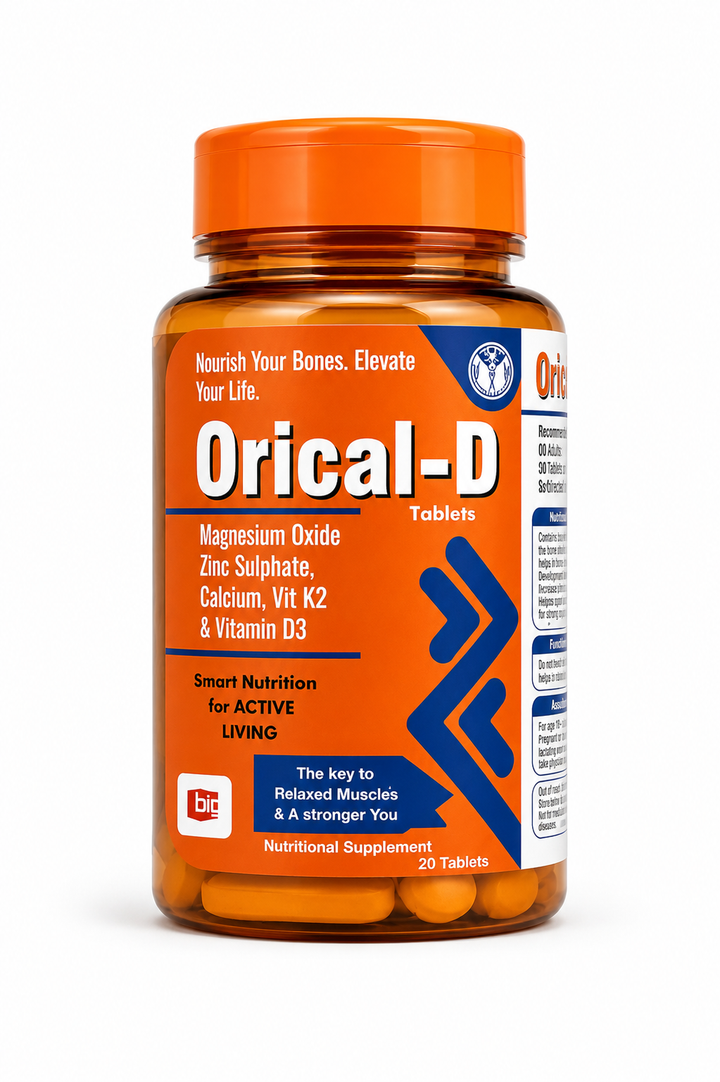 Orical-D Calcium Tablets – Bone Strength & Mineral Support Formula