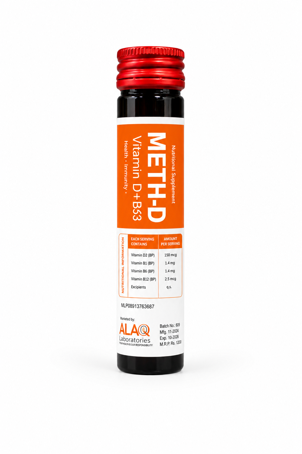 METHI-D (vitamin D 200,000 IU + B12) Bundle of 3