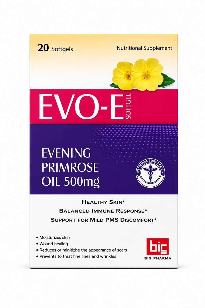 Evo-E | Vitamin E softgels for skin glow and immune balance