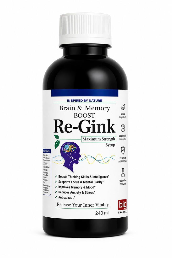 Re-Gink | Brain function and focus enhancement syrup