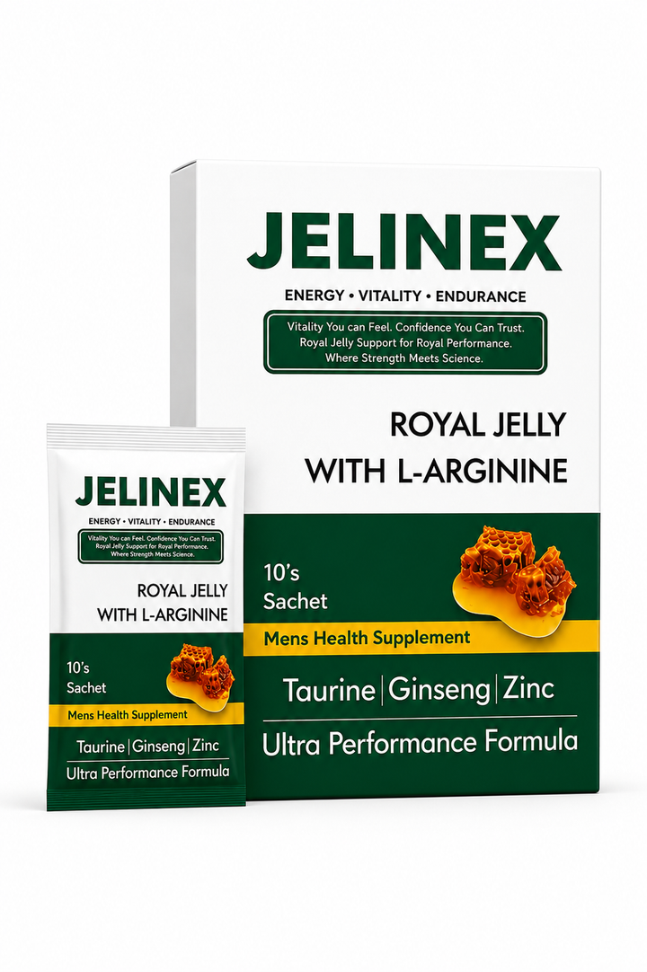 JELINEX Royal Jelly Sachet – Men’s Vitality & Performance Formula