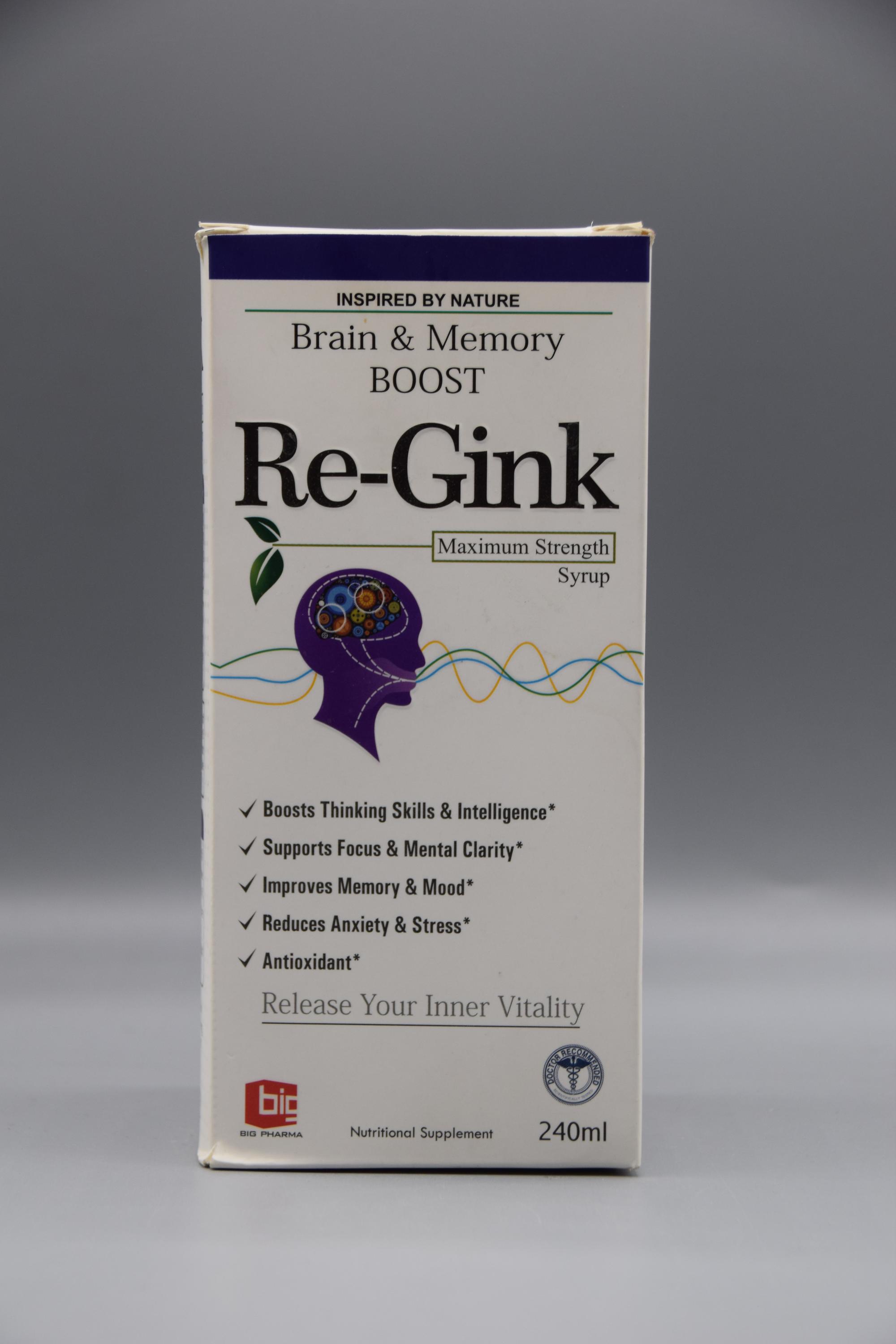 Re-Gink | Brain function and focus enhancement syrup
