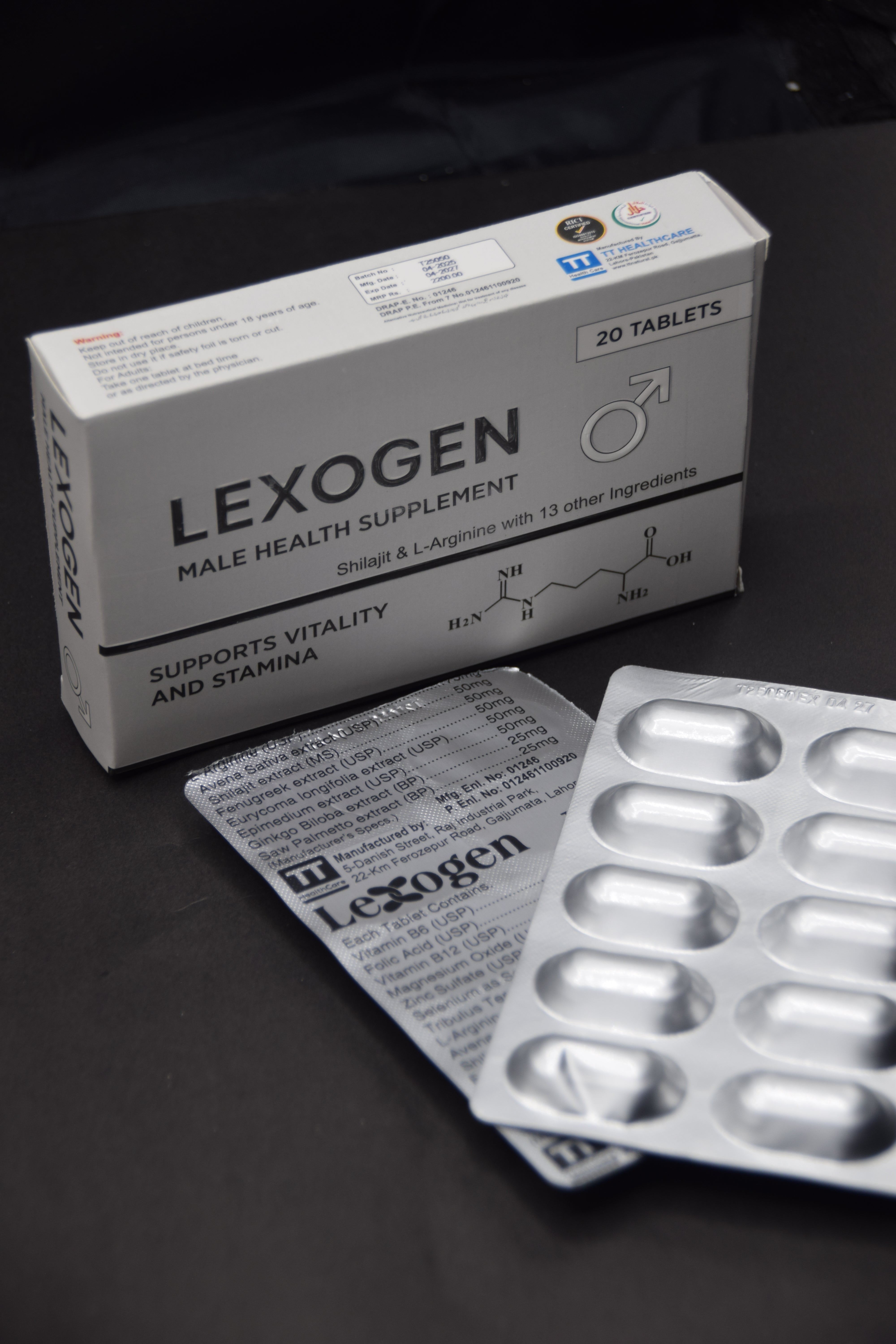Lexogen | Shilajit tablets for men's immunity and vitality