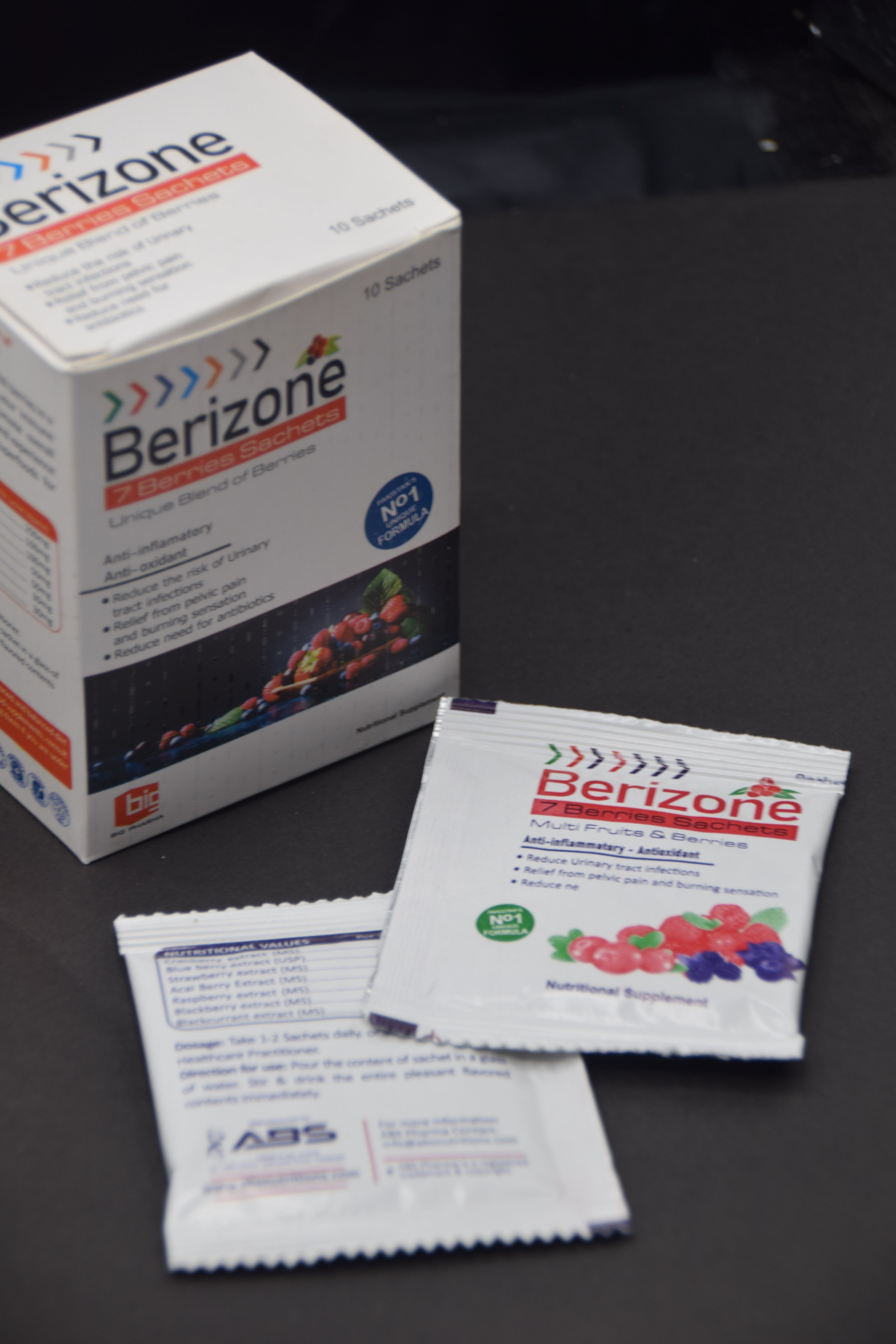 Berizone | Antioxidant support for urinary tract and wellness sachet