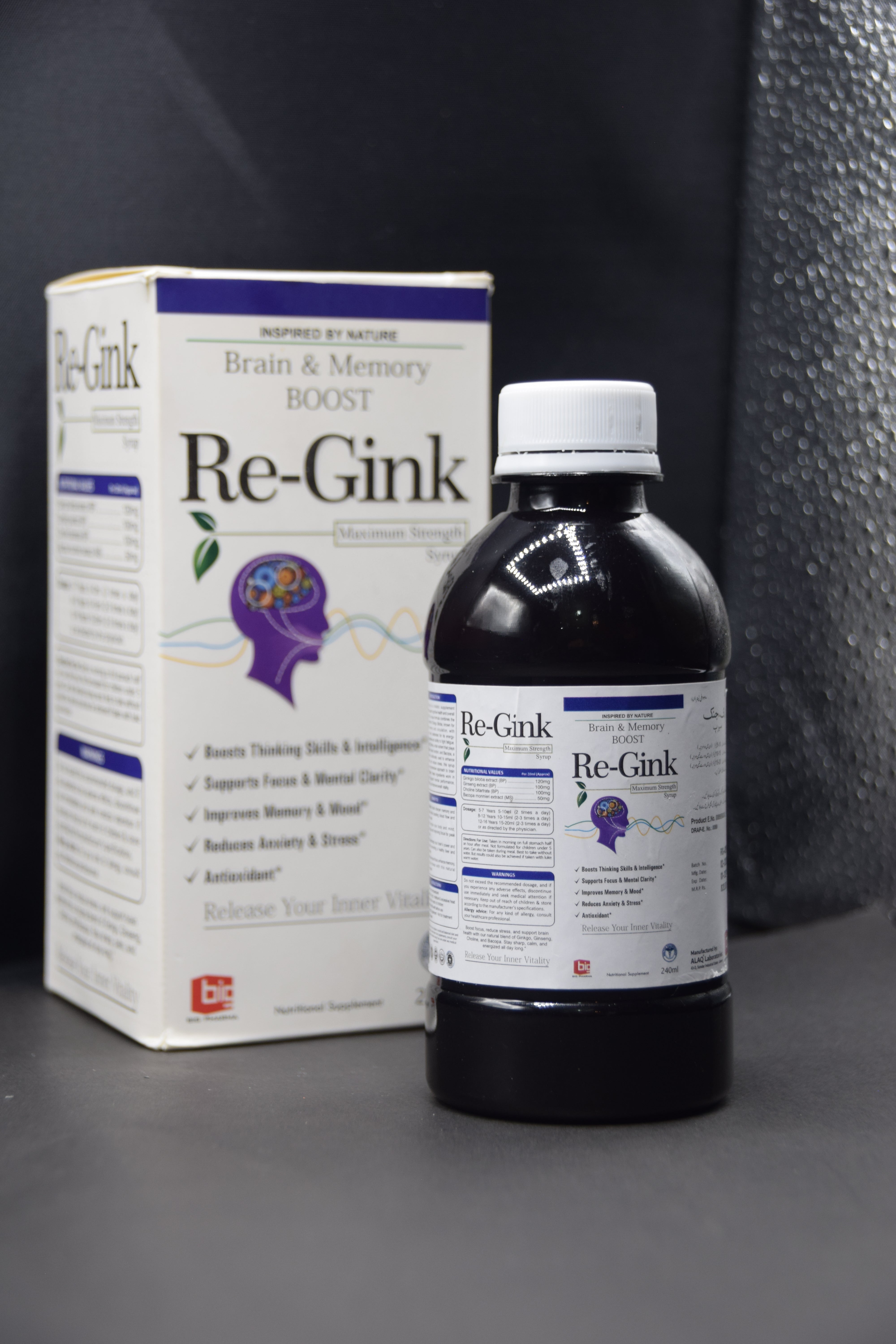 Re-Gink | Brain function and focus enhancement syrup