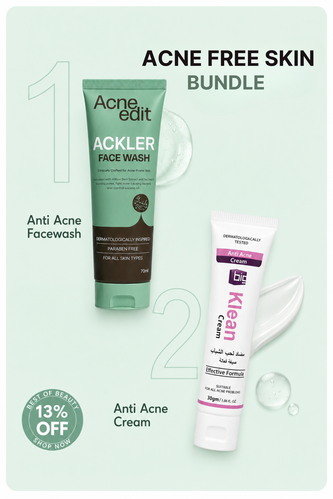 Acne free skin bundle