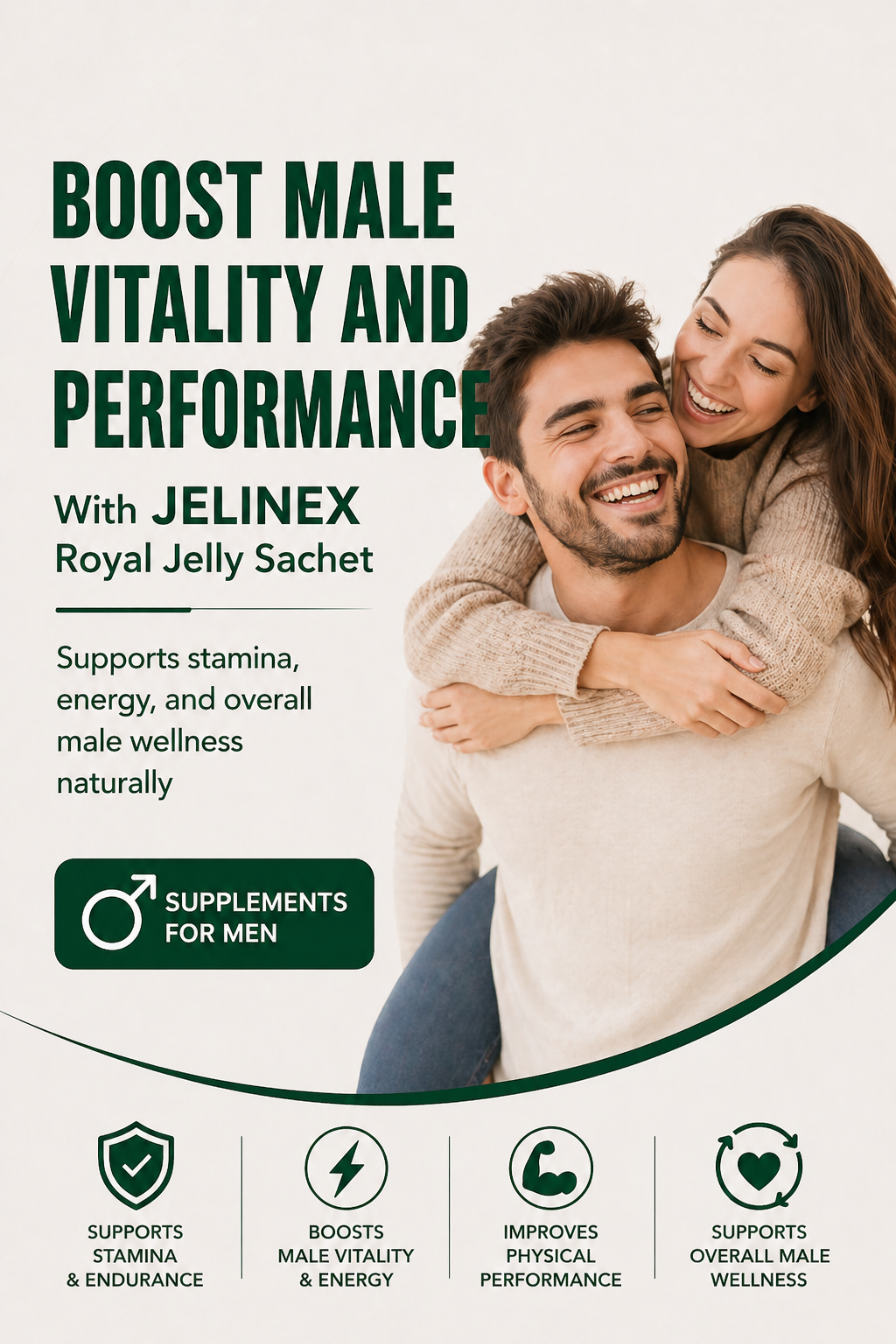 JELINEX Royal Jelly Sachet – Men’s Vitality & Performance Formula