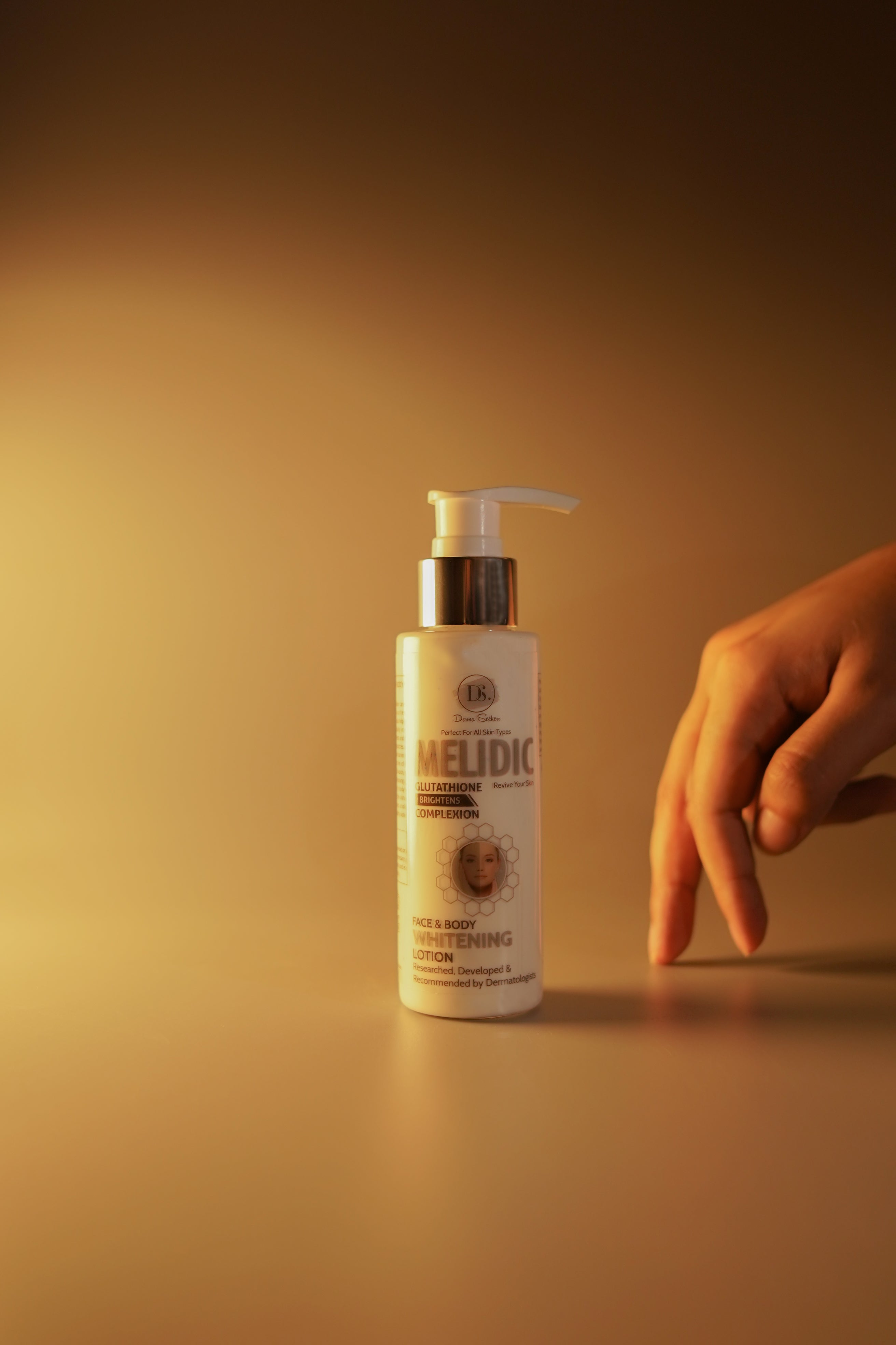 Melidic Brightening lotion| Glutathione Infused Face and Body Lotion