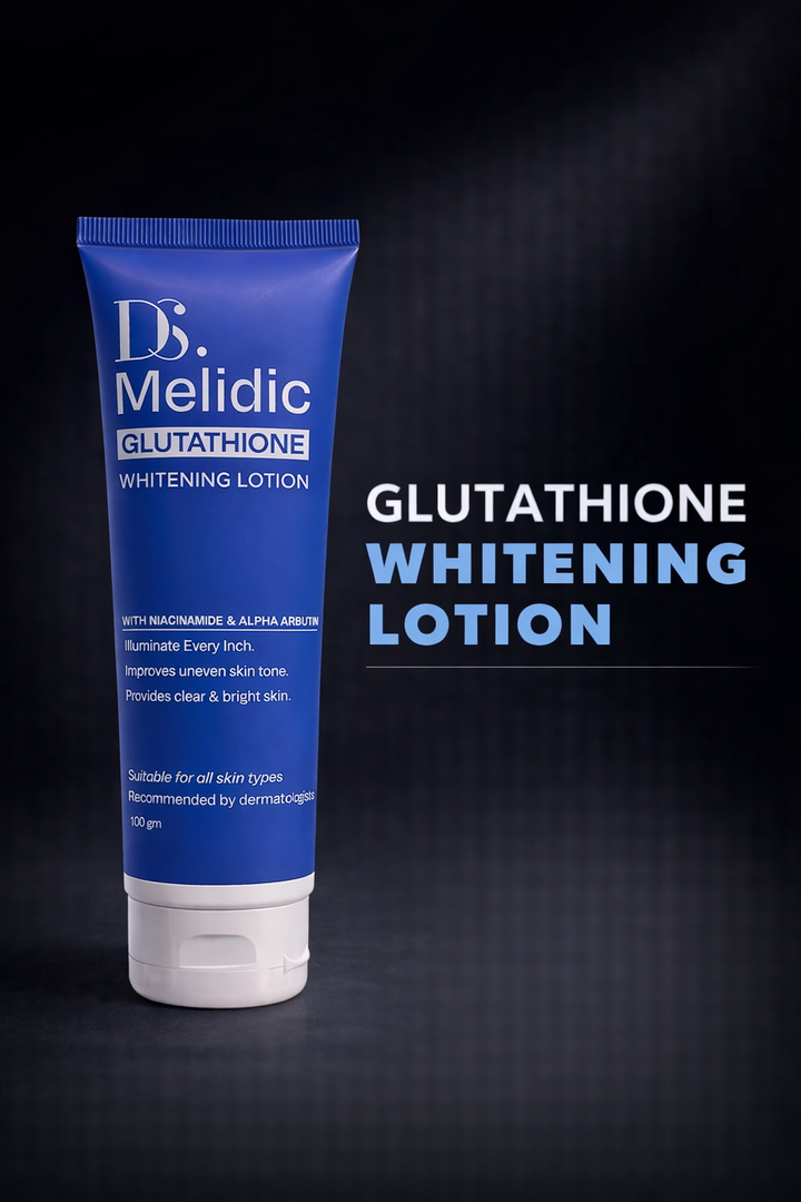 Melidic Brightening lotion| Glutathione Infused Face and Body Lotion