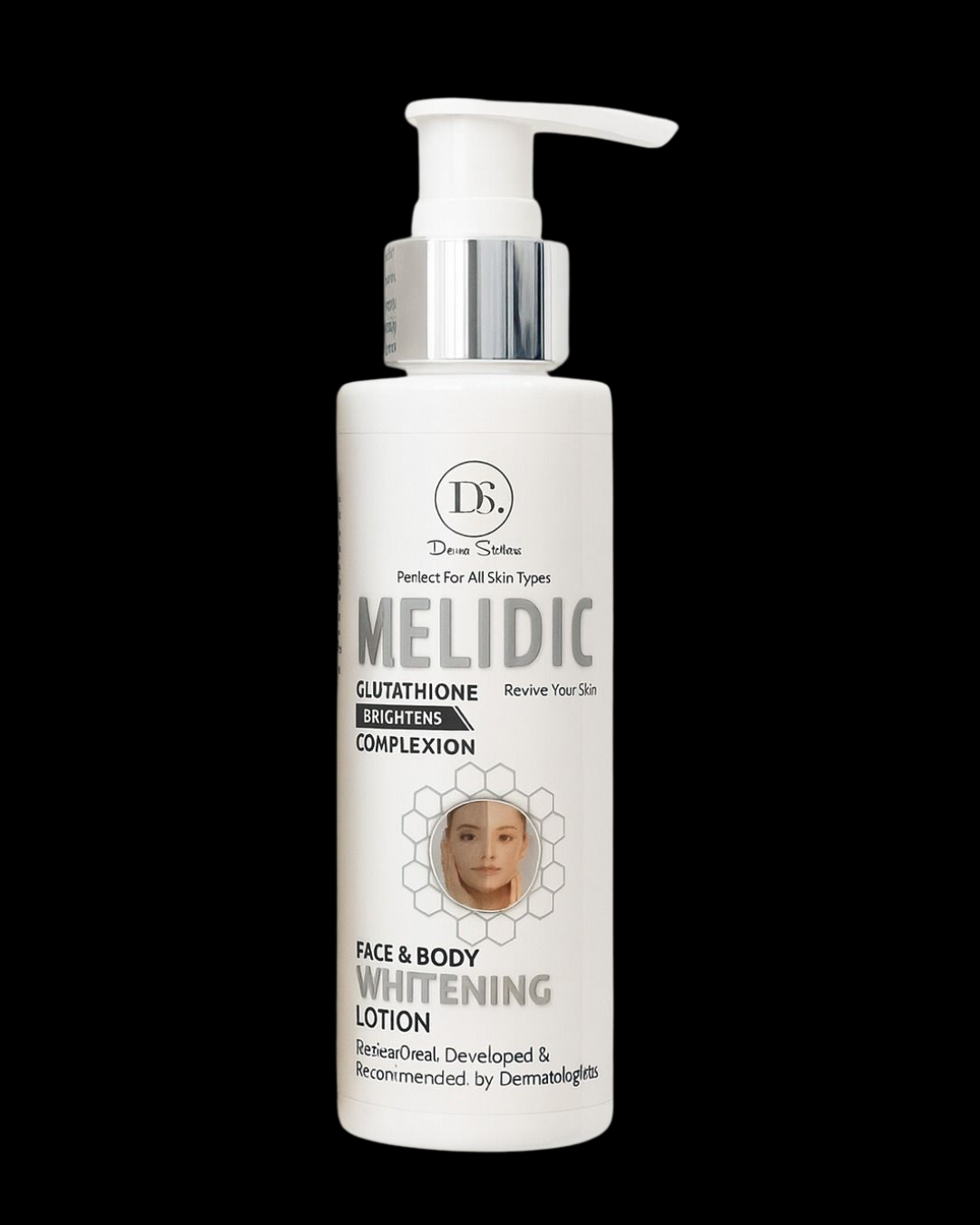 Melidic Brightening lotion| Glutathione Infused Face and Body Lotion