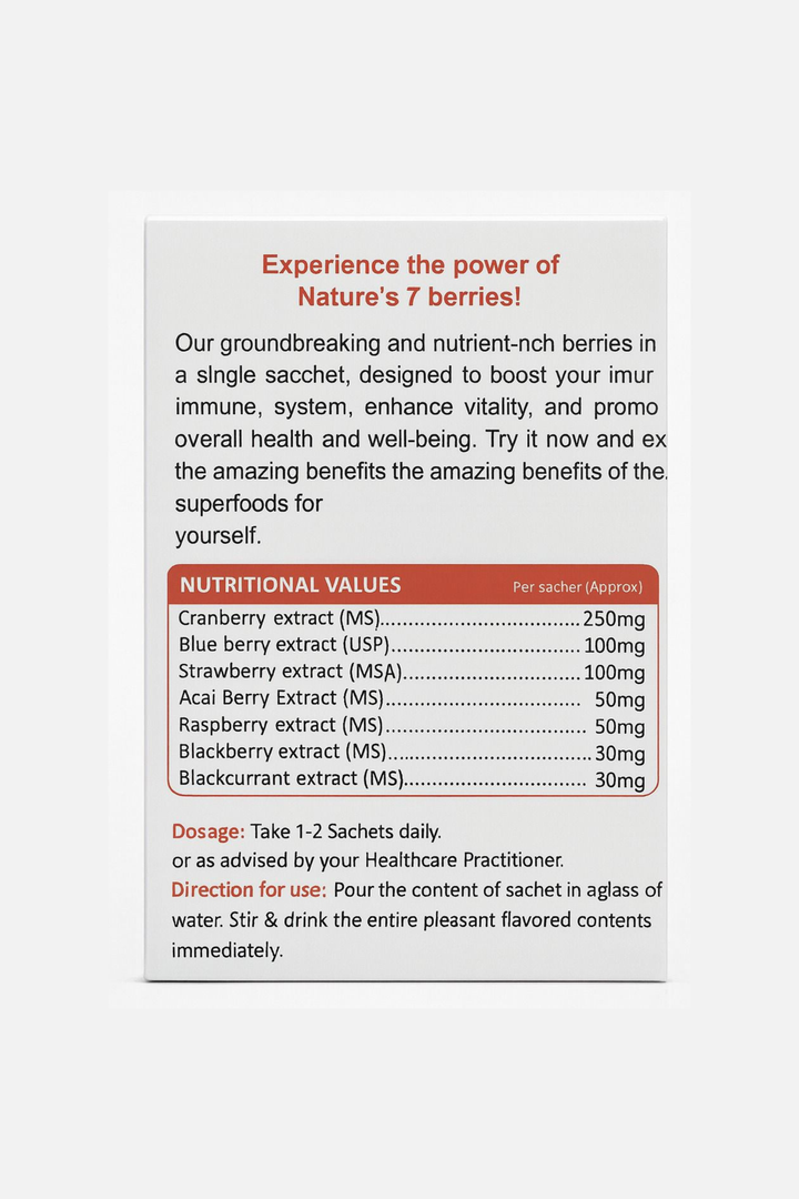 Berizone | Antioxidant support for urinary tract and wellness sachet