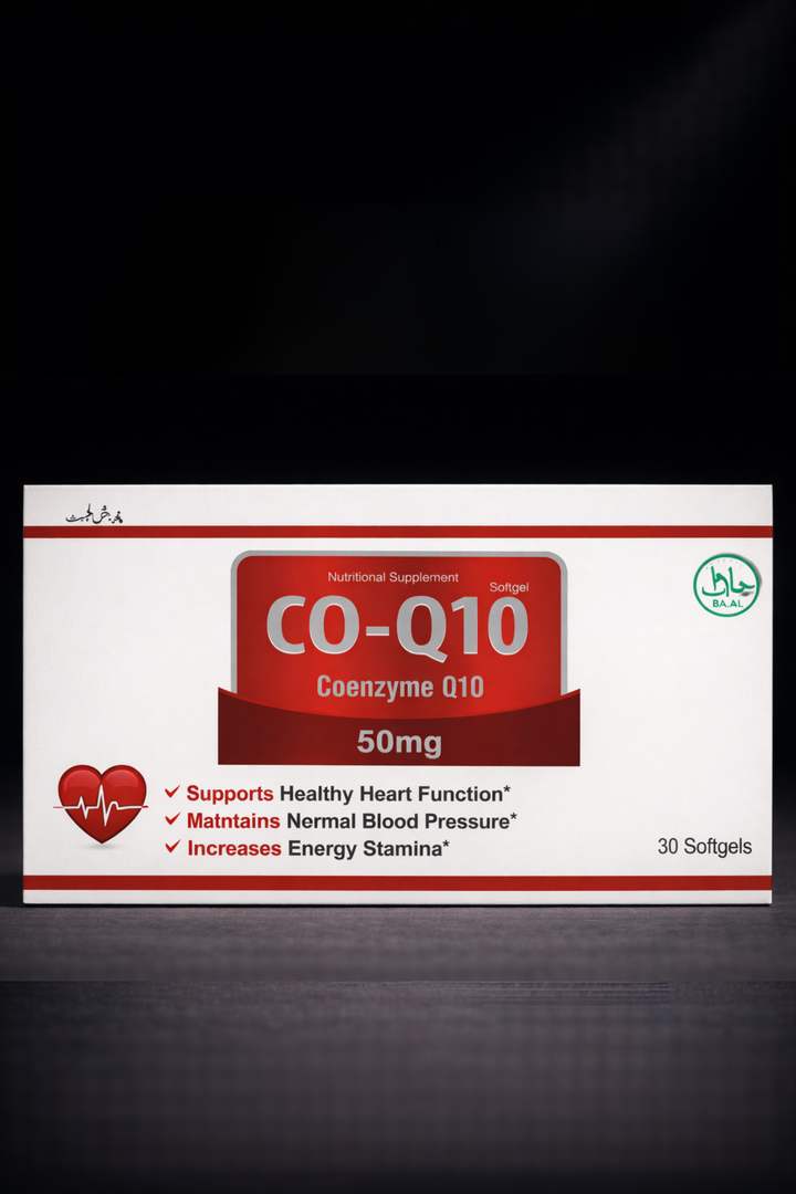CO-Q10 (50mg) 30 Softgels | Energy & Heart Health Support