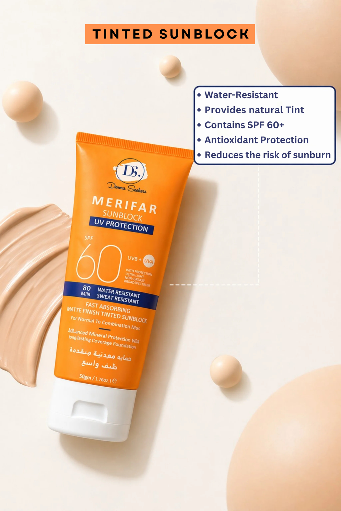 Marifer Tinted Sunblock | Skin Tint UV Protector