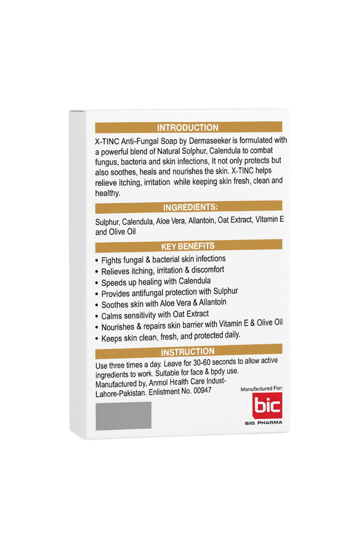 X-TINC| ANTI-FUNGAL BAR (PACK OF 2)