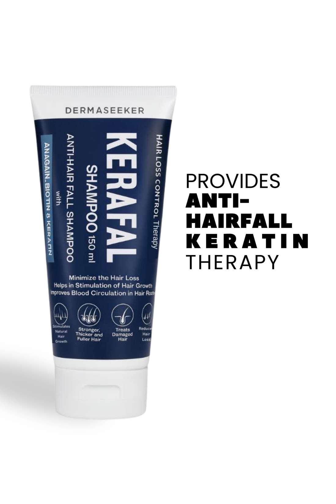 KERAFALL | KERATIN & ANTI-HAIRFALL SHAMPOO | Pack of 2