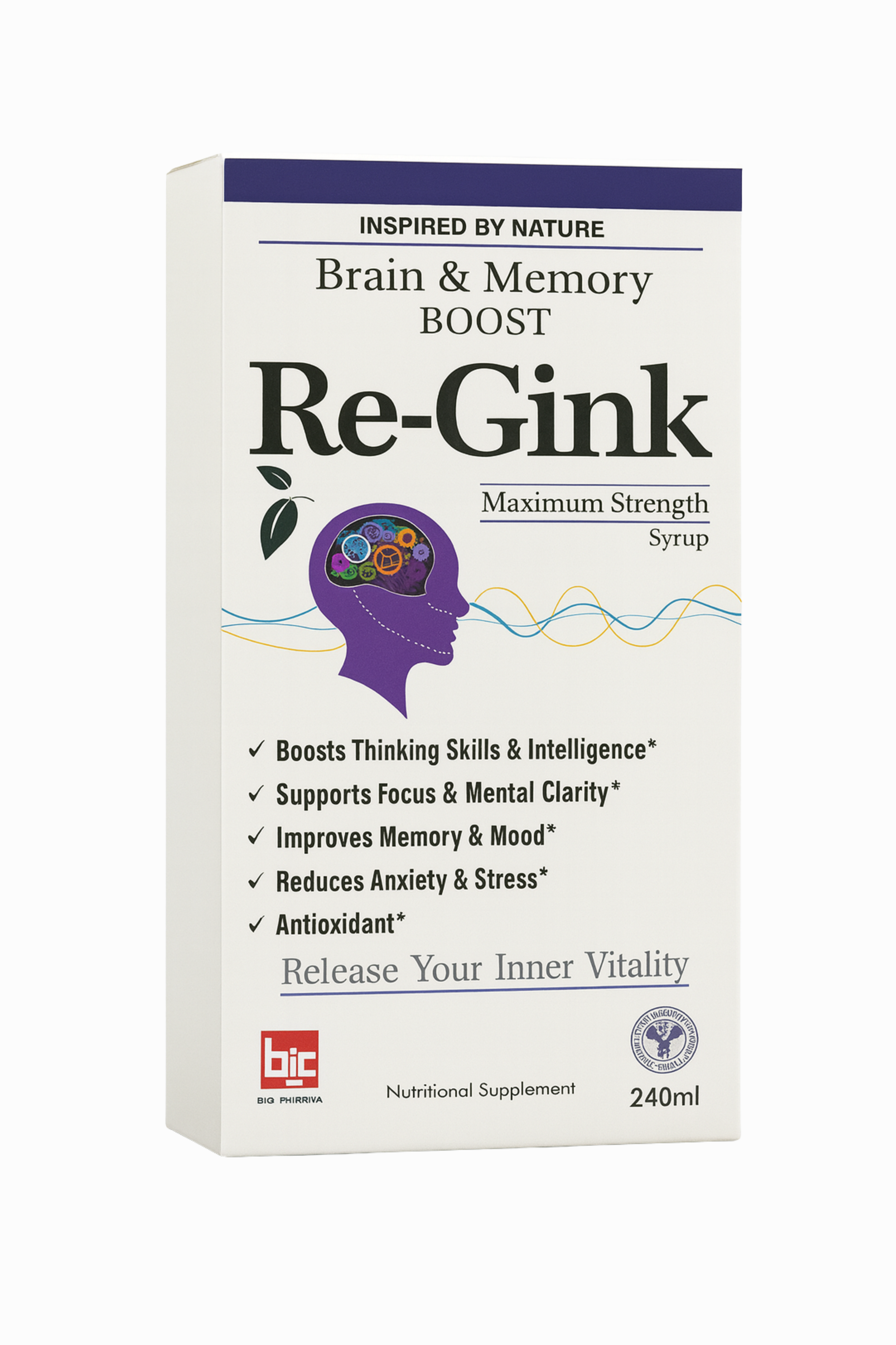 Re-Gink | Brain function and focus enhancement syrup