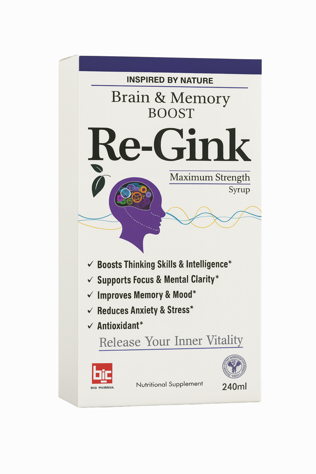 Re-Gink | Brain function and focus enhancement syrup