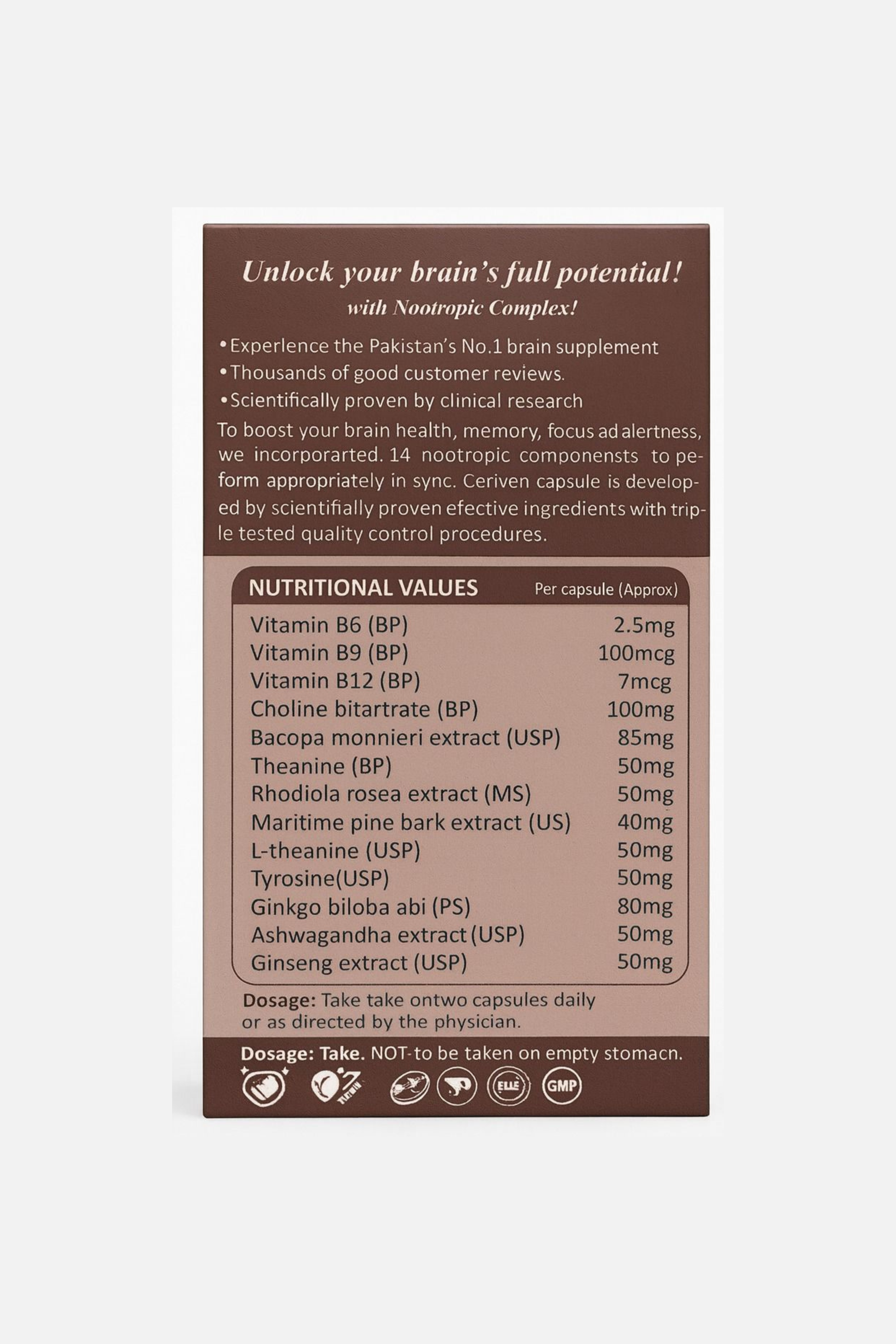 Ceriven | Brain booster capsules
