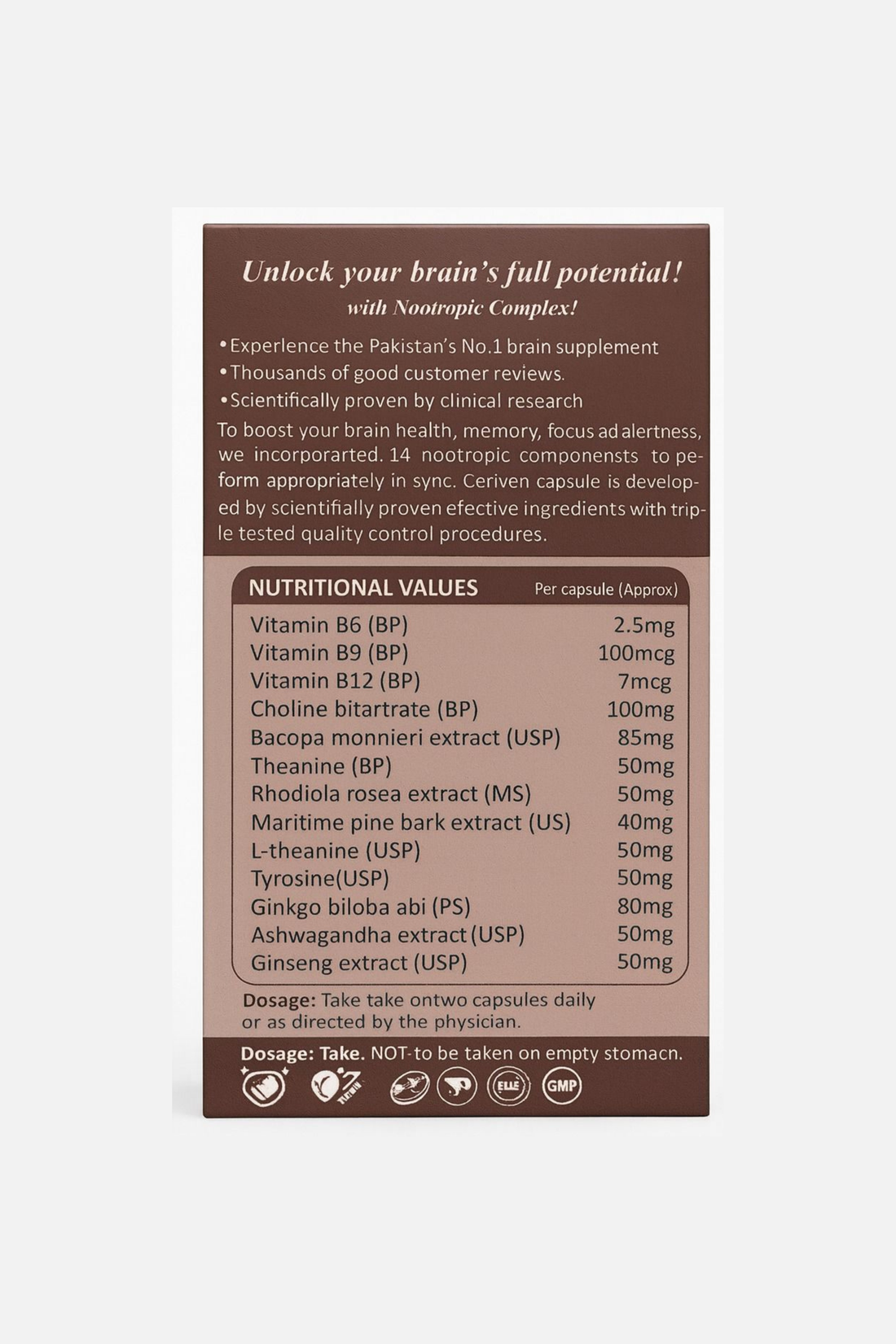 Ceriven | Brain booster capsules