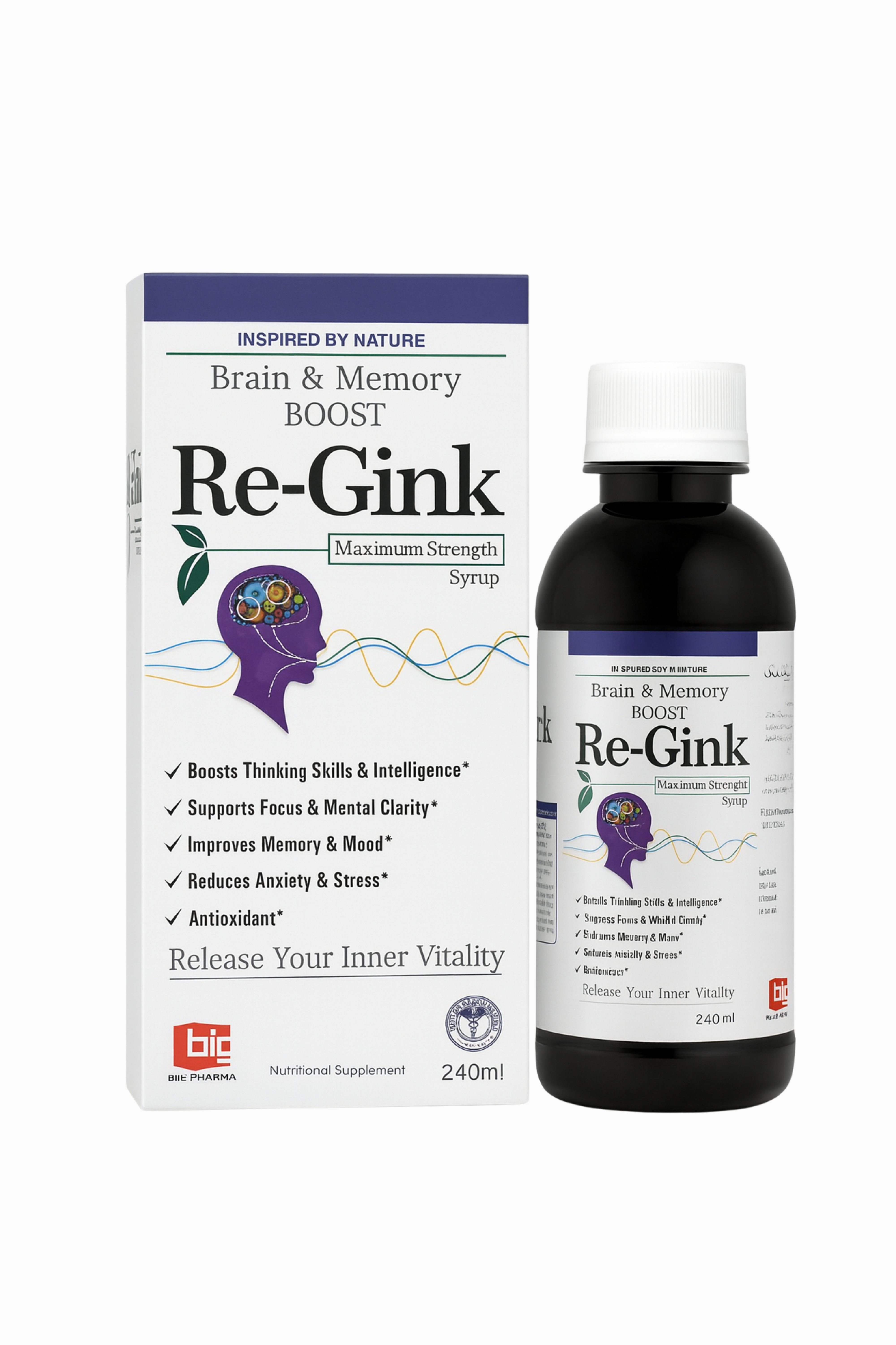 Re-Gink | Brain function and focus enhancement syrup