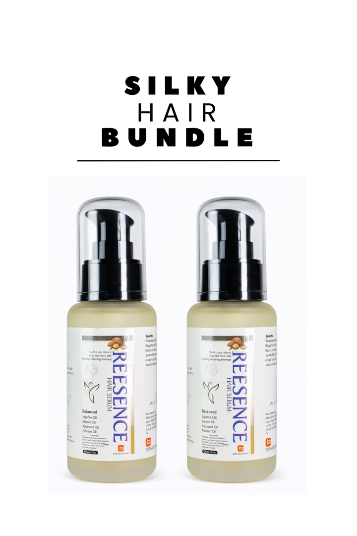 Silky hair Bundle (2 Reesence Serum)