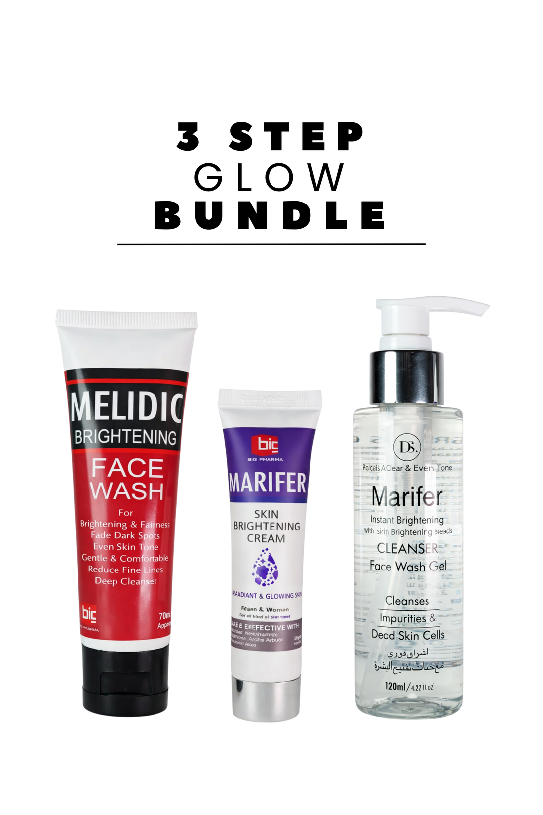 3-step glow bundle