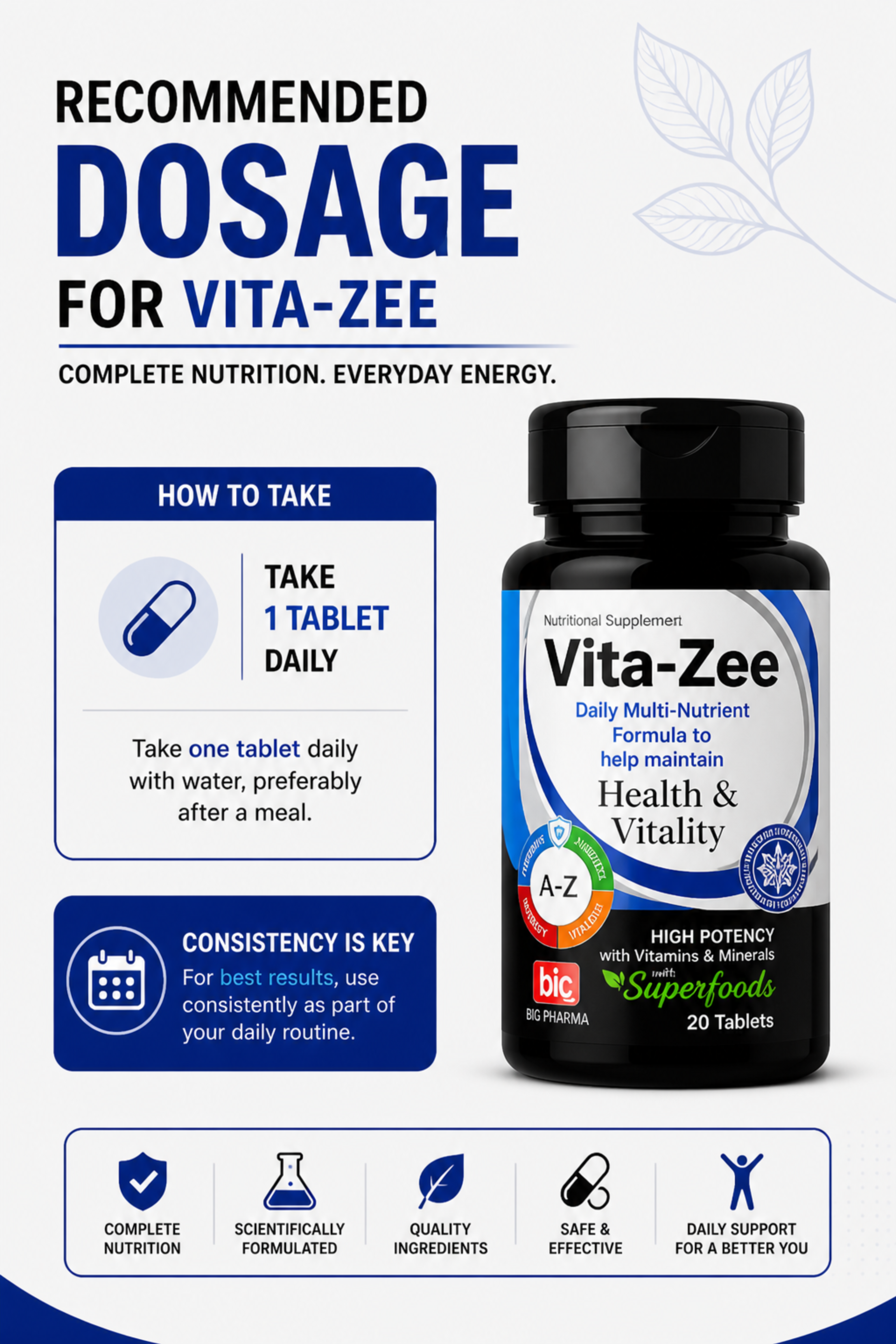 Vita  - Zee multivitamin and mineral complex