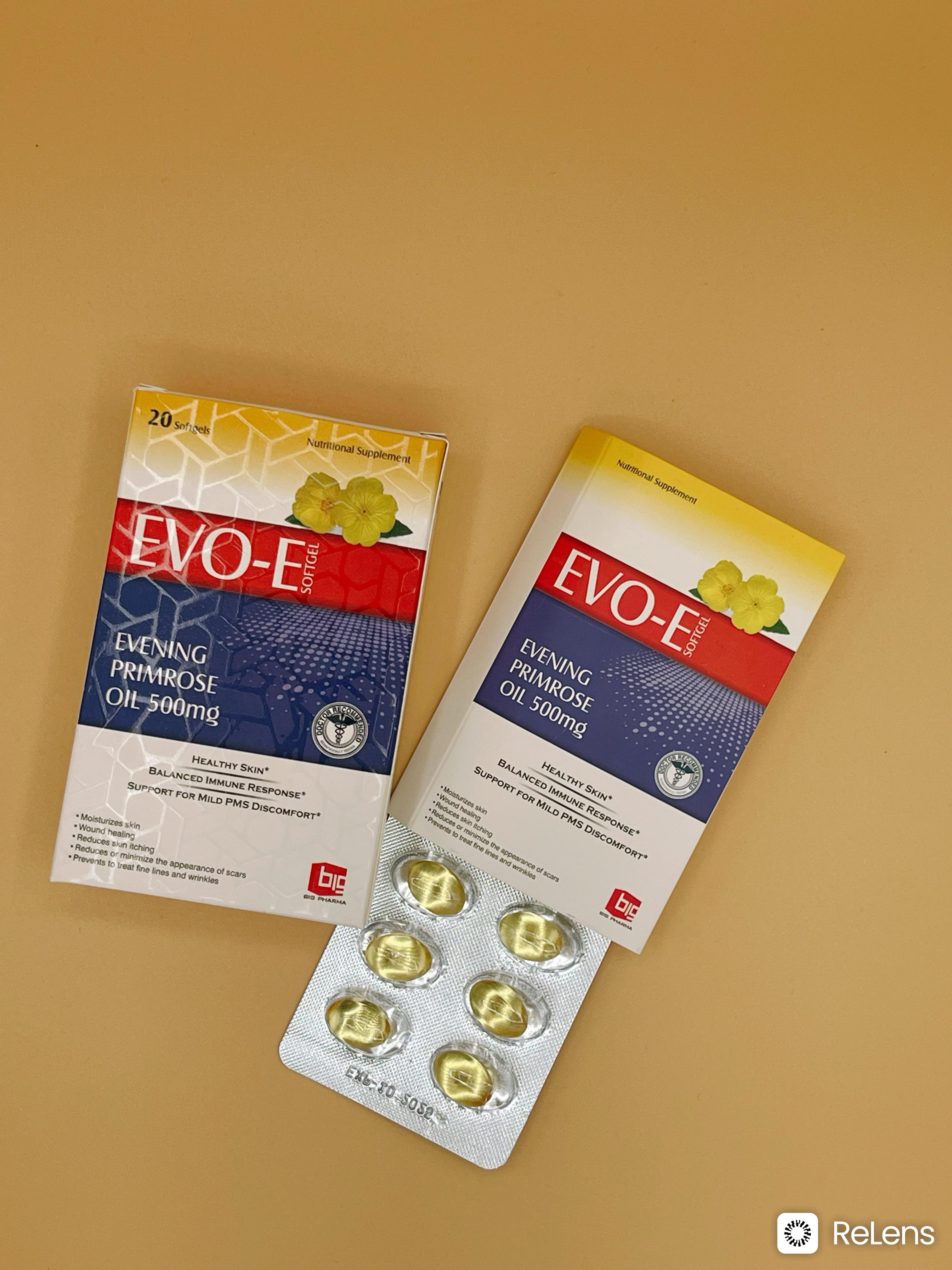 Evo-E | Vitamin E softgels for skin glow and immune balance