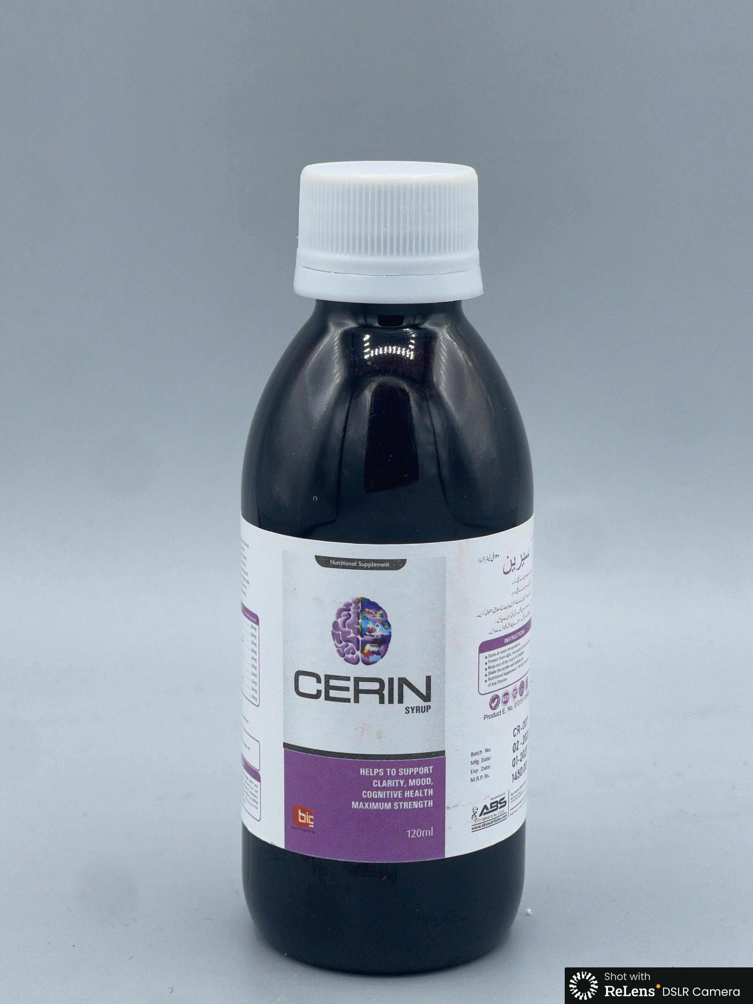 Cerin | Neuro vitality and mental energy syrup
