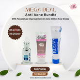 Acne Bundle (Acfer serum + Acklear + Klean cream)