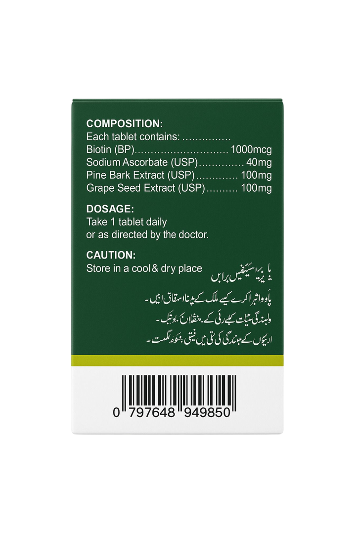 BIOHANS BIOTIN CAPSULES – INTENSE REPAIR FOR HAIR, SKIN & NAILS