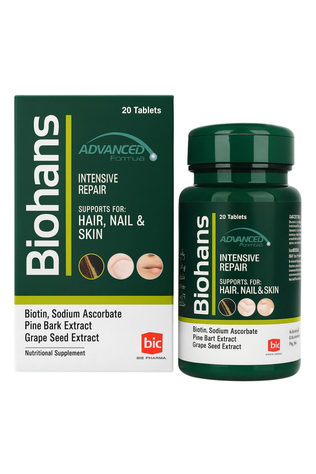 BIOHANS BIOTIN CAPSULES – INTENSE REPAIR FOR HAIR, SKIN & NAILS