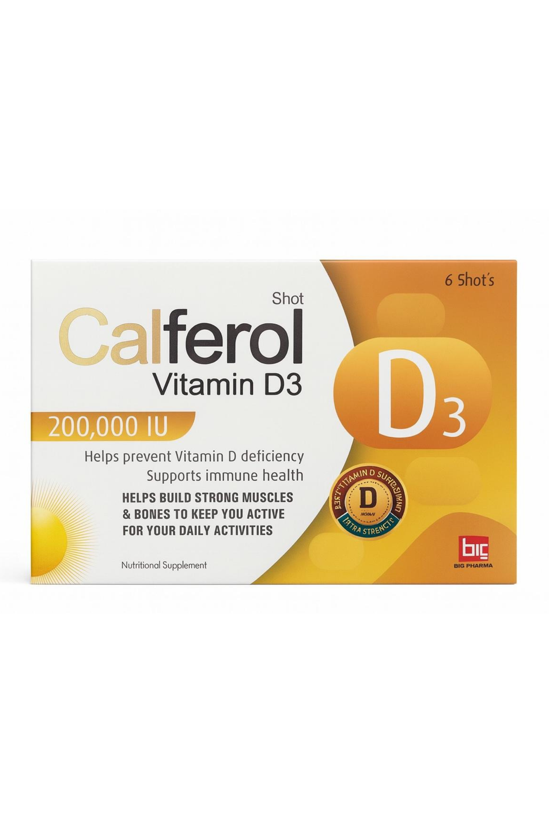 Calferol (vitamin D3 200,00 IU)