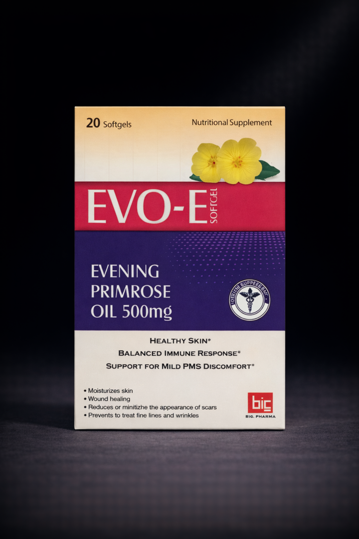 Evo-E | Vitamin E softgels for skin glow and immune balance