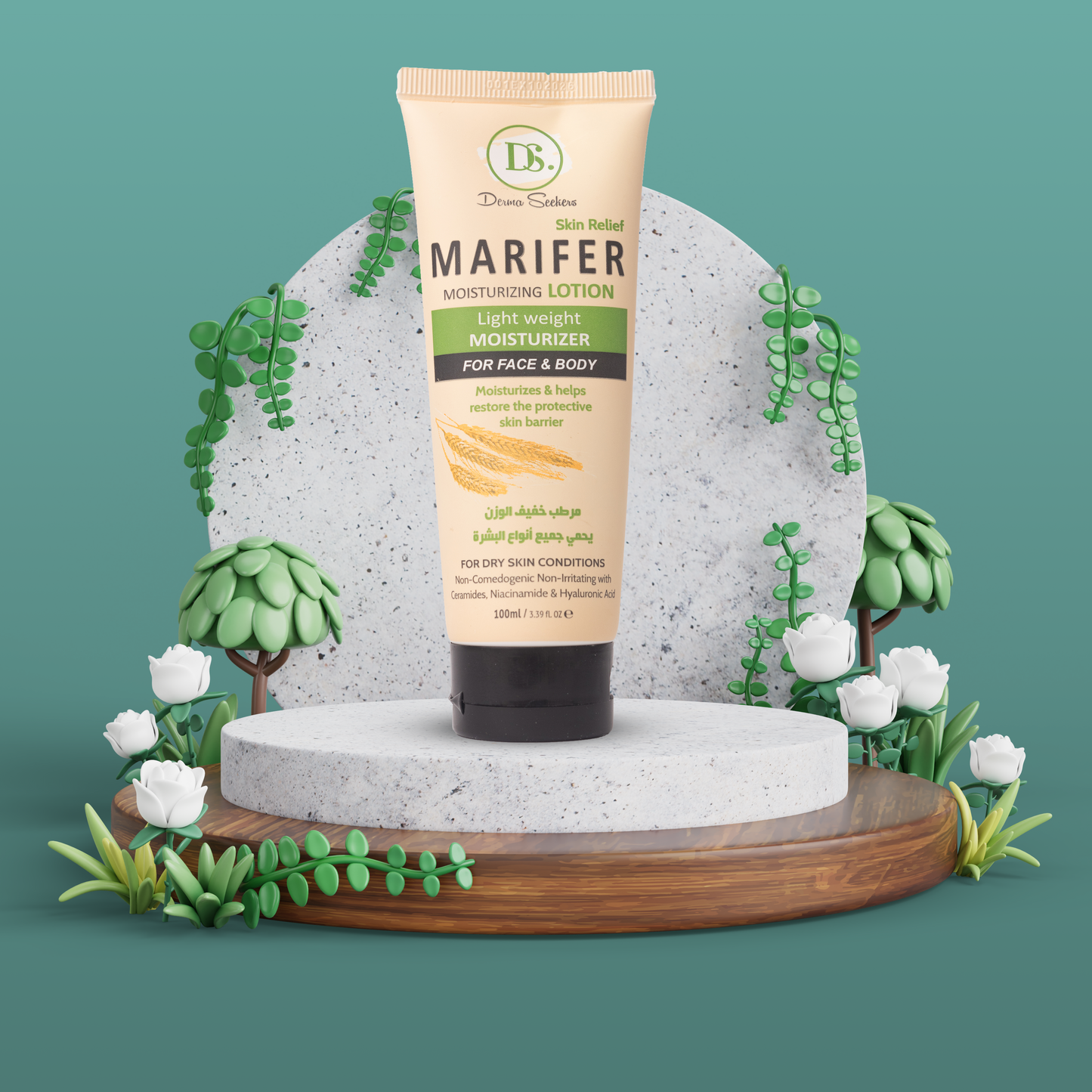 Marifer Moisturizing Lotion -  Skin Relief for Face